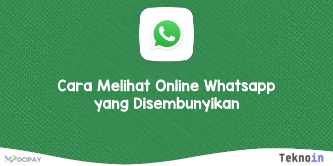 Cara Melihat Online Whatsapp yang Disembunyikan