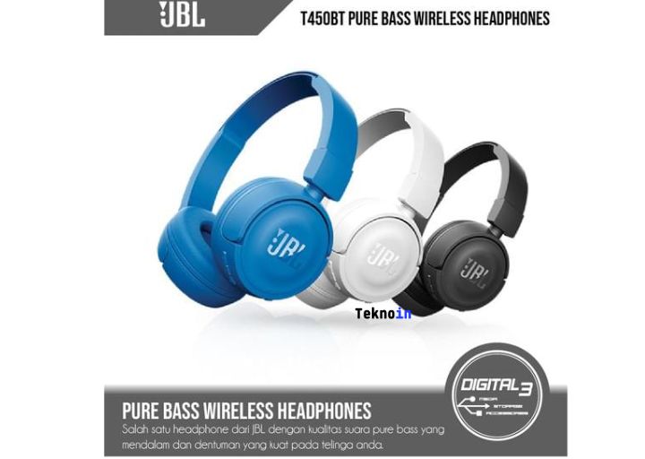 headset bluetooth terbaik jbl t450 bt