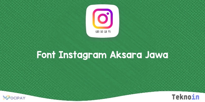 Font Instagram Aksara Jawa