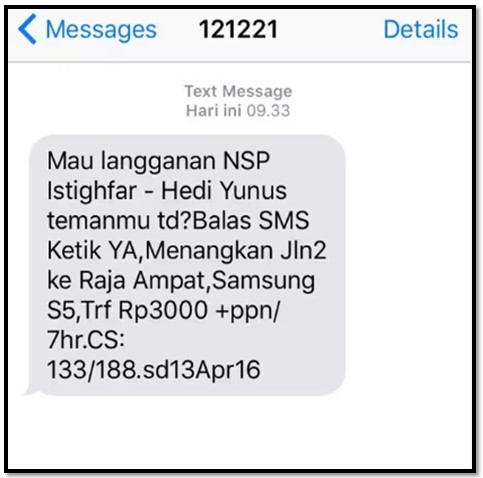 Pelanggan Telkomsel Berlangganan NSP 
