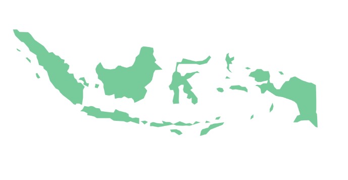 Peta Indonesia Simple