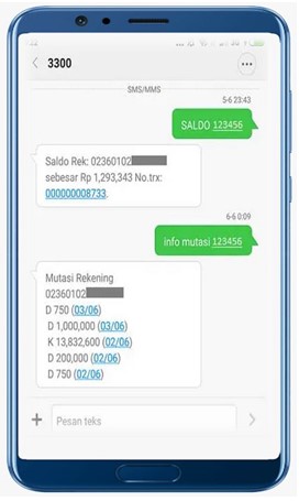 Cara menggunakan SMS Banking BRI