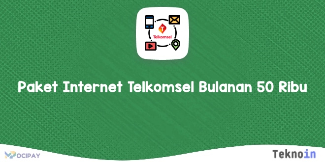  Paket Internet Telkomsel Bulanan 50 Ribu
