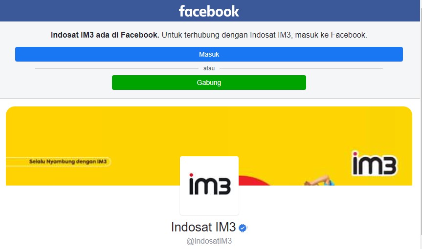 Cara tukar poin Indosat tanpa aplikasi (lewat Facebook)