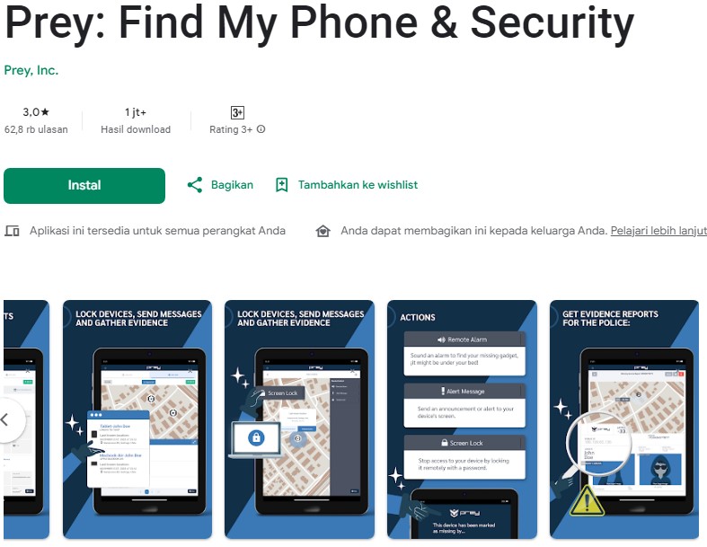 Prey: Find My Phone & Security