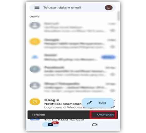 Cara Membatalkan Email yang Sudah Terkirim